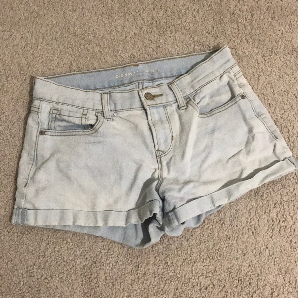 Old Navy light-wash jean shorts $7